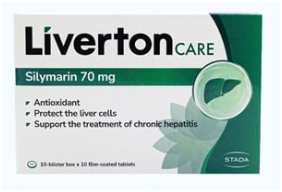 Thuốc LIVERTON CARE 70mg - Điều Trị Suy Giảm Chức Năng Gan (10 vỉ x 10 viên)